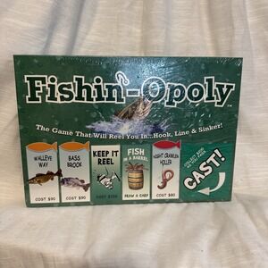 Fishin'-Opoly Monopoly Game NEW SEALED NIB